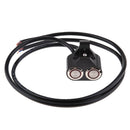 Alloy Handlebar Headlight ON/OFF CNC Dual Push Button Switch Red Light forMotors