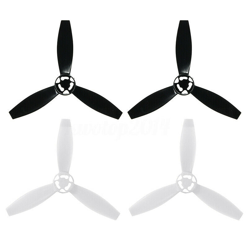 4 Propellers Props Replacement Parts Blades For Parrot Bebop 2 Drone Black  B5A4