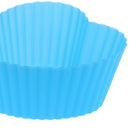6PCS Silicone Mold Heart Cupcake Muffin Baking NonsticHeat Resistant Reusab_