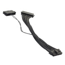 2pcs 30CM Dual PSU Power Supply 24 pin ATX Motherboard Adapter Cable A