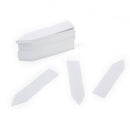 100 x Plastic Garden Plant Labels Nursery Stake Tags Plant Care White