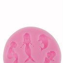 mermaid silicone fondant cake mould decorating mold chocolate baking tool Gw