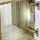 7 LED Cabinet Stair Lamp Battery Powered Wireless PIR Sensor Motion Stable E0N3