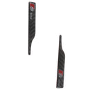 2Pc Carbon Fiber Rearview Mirror Anti-collision Door Edge Guard Strip ProtectoOZ