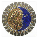 5D DIY Special Shaped Diamond Painting Moon Face Cross Stitch Mosaic Kits