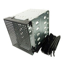1pc Hard Drive Caddy Cage Rack 5.25'' to 5x 3.5'' SATA HDD Tray Converter New