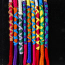 9pcs Hand-Crafted Colorful Thread Friendship Bracelets for Craft DIY Supplies