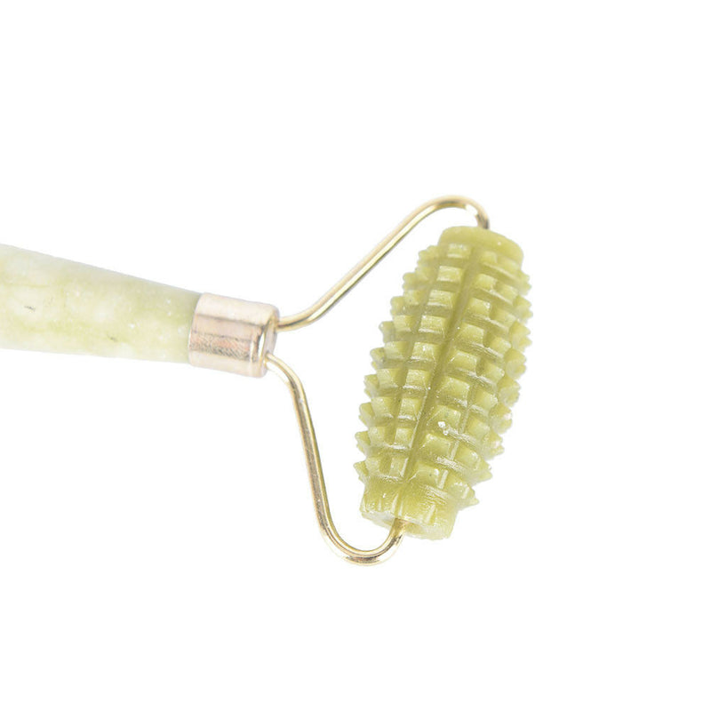 Ancient Face Body SPA Massage Roller Facial Massager Jade Stone Anti-aginS Bj