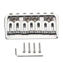 7 String Brass Saddle Bridge Strain Plate Bridge For Music Instrument Repla