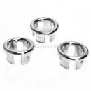 3Pcs Bathroom Basin Sink Overflow Covers Trim Replacement Superb Quality Kits