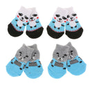 8 PCS Anti-Slip Knit Socks for pets Rubber Reinforcement for Indoor Wear, Slip