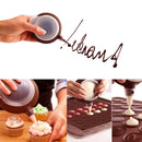 Bakery Silicone Cake Muffin Macaroon Piping icing Baking Tool Pot 4 NozzlesS Bj