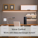 EU Smart WIFI Socket Plug LED APP Timing Voice Remote Control Alexa Google Home