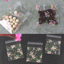 100X Self Adhesive Cookie Candy Package Gifts Bag Party Birthday Wrapping Bags