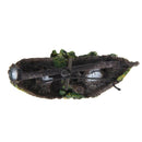 Fish Tank Decoration Cave Decor Sailing Boat Shipwreck Aquarium Sunk Ship  A