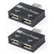 2pcs USB2.0 Male to Female Charger Dual 2 Port USB Splitter Hub Adapter