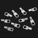 10 pcs Copper Tube 16Mm X 8Mm Lug Battery Starter Cable Welding Crimp Termi