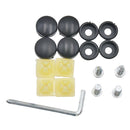 Antirust Car License Plate Frame Screws Fastener & Chrome Caps Cover Repalce