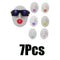 7x Female Face Sunglasses Spectacles Shop Display Stand Rack Organizer