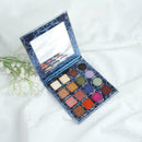 16 Color Eyeshadow Matte Glitter Shimmer Natural Vacation Cosmetic Makeup B G8B0
