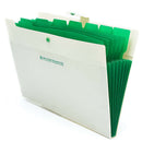 Expanding File Folders, 4PCS Plastic A4 Expandable File Folder with 8 Pocke U5E2