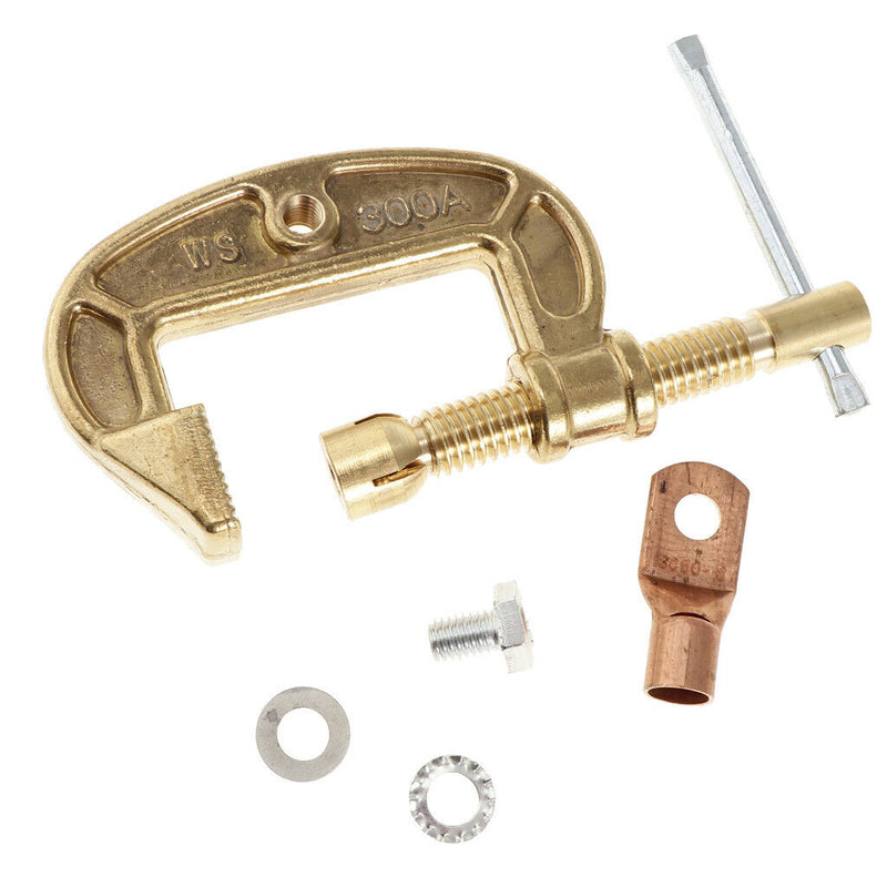 Brass G Ground Welding Earth Clamp Full Cooper 300A 39mm