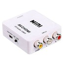 Mini Composite AV CVBS RCA to HDMI Audio Video AV Converter Adapter 1080P