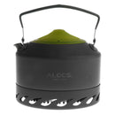 Portable 0.9L Aluminum Alloy Camping Picnic Water Kettle Teapot Pot Coffee