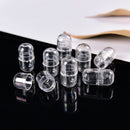 10pcs Empty Gelatin 14*24mm Capsules Transparent Clear Color Gel Caps Vogue M&O