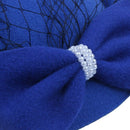 Women's Fascinators Hat Pillbox Hat Cocktail Party Hat with Dot Veil Bowkno R7R7