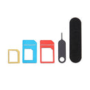 5in1 Nano SIM Card to Micro Standard Adapter Converter Set Kit for iPhoneTo
