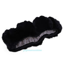Black Soft Elastic Winter Warm Plush Steering Wheel Cover Auto Car Accessory