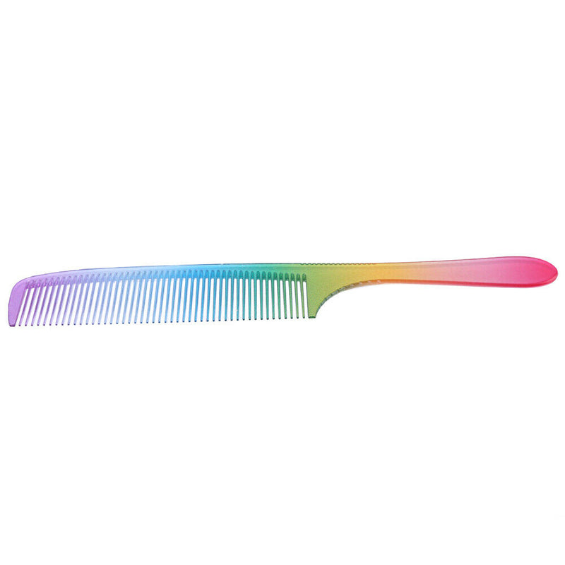 Anti-Static Rainbow Hair Comb Double Head Entangled Hair Styling Tool (10) A