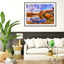 5D DIY Full Drill Square Diamond Painting Scenery Cross Stitch Kit (FL012)