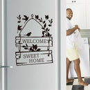 sweet home wall stickers wall decals decorative door sign decoratio Ew