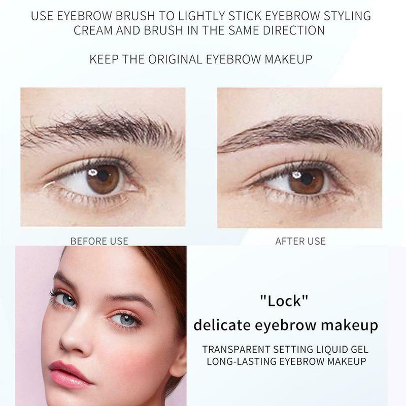 Makeup Eye Brow Gel Coffee Black Brown Paint Eyebrows Waterproof Styling Fluid