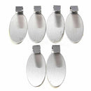 6x Stainless Steel Towel Adhesive Holder Kitchen Wall Door Coat Hanger Silv
