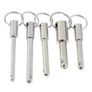 Zinc Plated Steel Quick Release Pin Ring Handle Ball Locking Pin 8mm-50mm