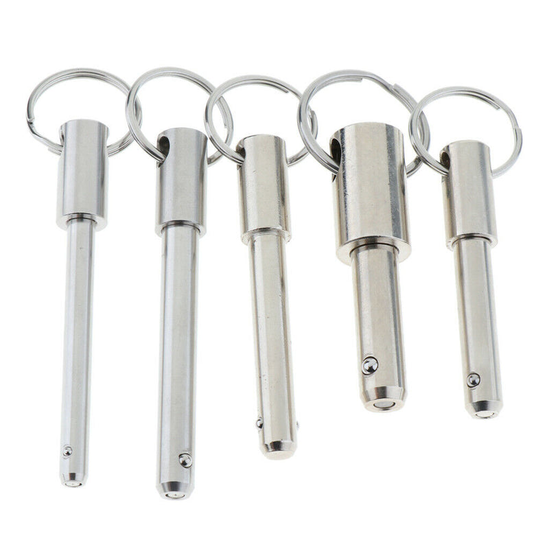 Zinc Plated Steel Quick Release Pin Ring Handle Ball Locking Pin 8mm-50mm