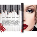 pudaier 12pcs Makeup Matte Lip Pencil Cosmetic Kit Waterproof Long Lasting