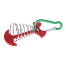 Fishbone Anchor Tent Pegs Hiking Camping Deck Garden Stakes Adjuster TensioS Hn