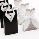 30 pairs dragee candy Box groom + bride for Wedding
