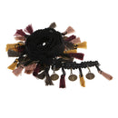 1yds 45mm BOHO Copper Tassel Drops Costume Curtain Sewing Fringe Trim Ribbon