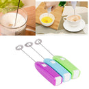 1x Electric Handheld Milk Frother Foamer Spring Whisk Head Blender Mixer Stirrer