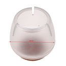 30Pcs Round Bottom Lotus Opening Silicone Wood Floor Protectors Chair Leg Caps