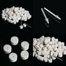 500PCS 13mm Wool Felt Polishing Wheel Buffing Pad 2 Mandrels for Rotary dfs MXK