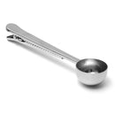 Stainless Steel Ground Coffee Measuring Spoon Scoop With Bag Sealing Cli JR