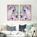 5D Diy Diamond Painting Cross Stitch Yulan Peacock Diamond Embroidery Diamo K3F5