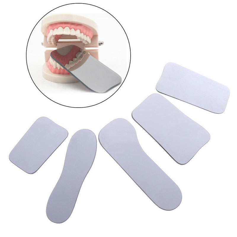 5X Intra Oral Glass Coated Titanium Photography Mirrors 2-side Reflector Den BX