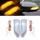 2Pcs LED Car Side Mirror Turn Signal Light Amber Indicator Lamp Yellow color